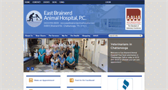 Desktop Screenshot of eastbrainerdanimalhospital.com